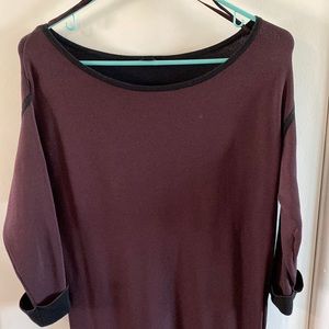 Dark Purple Sweater Dress - Ann Taylor